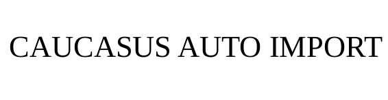 caucasus auto import