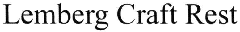 lemberg craft rest