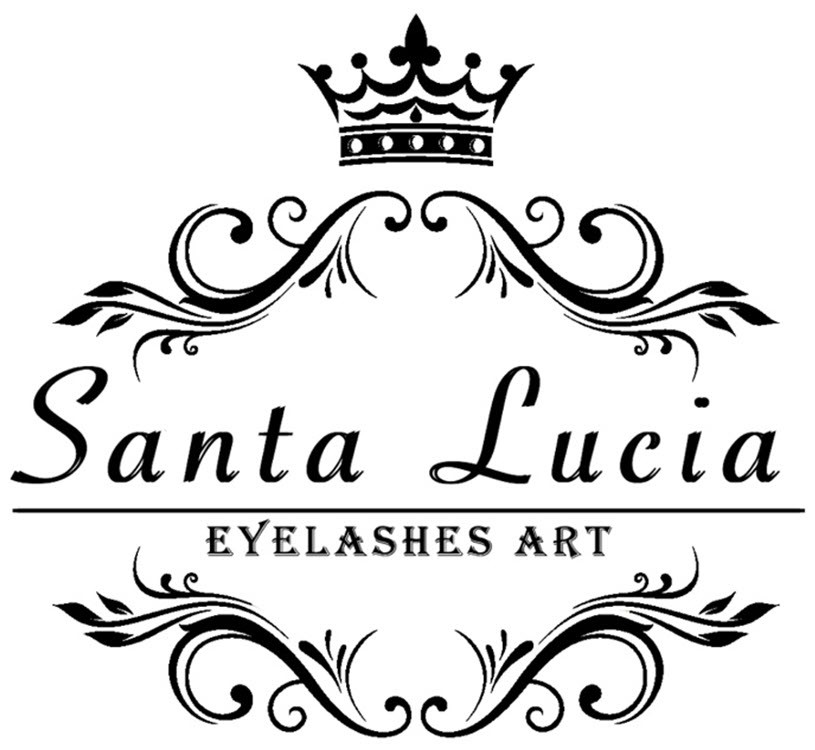 santa lucia eyelashes art