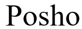 posho