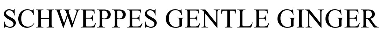 schweppes gentle ginger