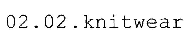 02. 02. knitwear