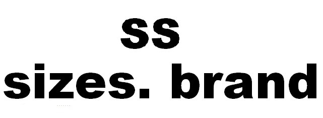 sizes. brand