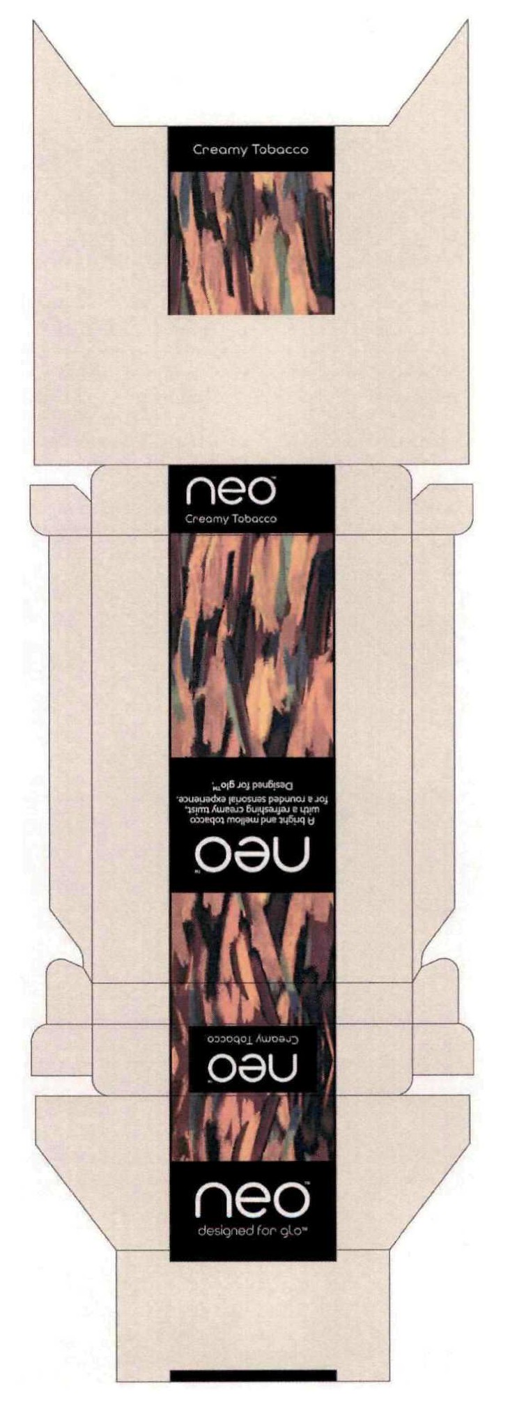 a bright and mellow tobacco with a refreshing creamy twist, for a rounded sensorial experience