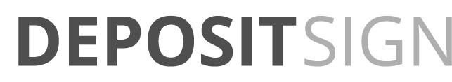 deposit sign