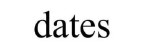 dates