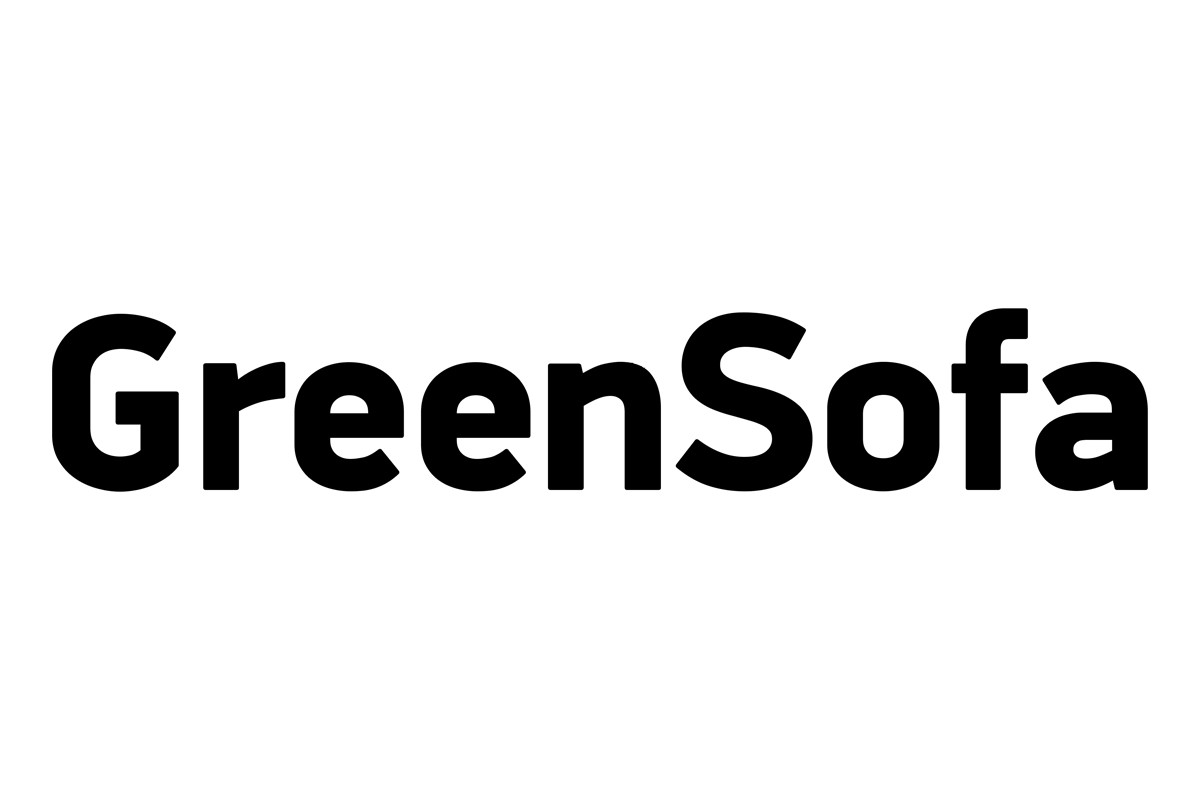 green sofa
