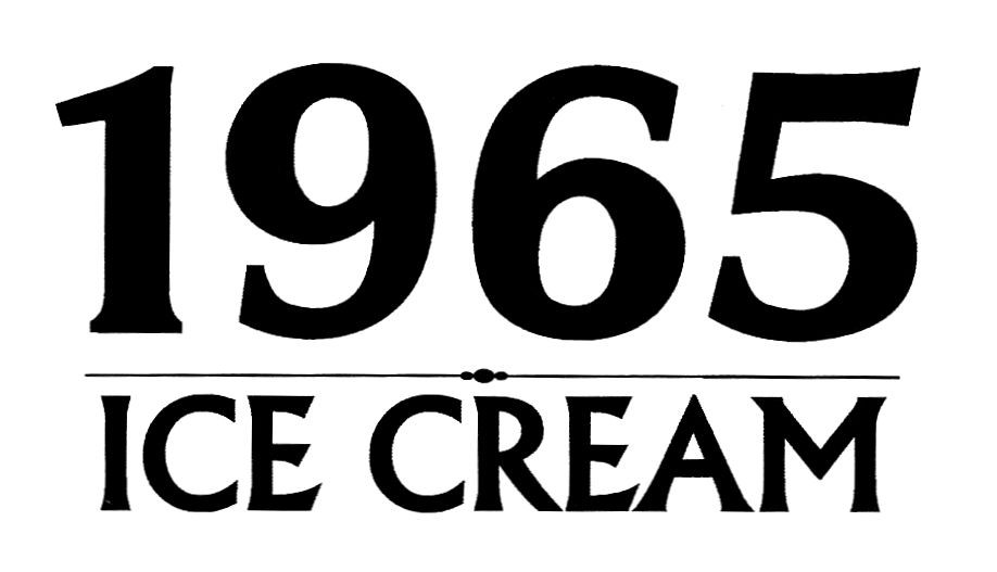 1965 ice cream