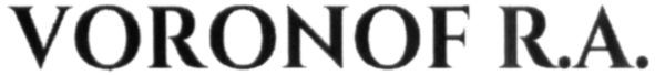 voronof r.a.