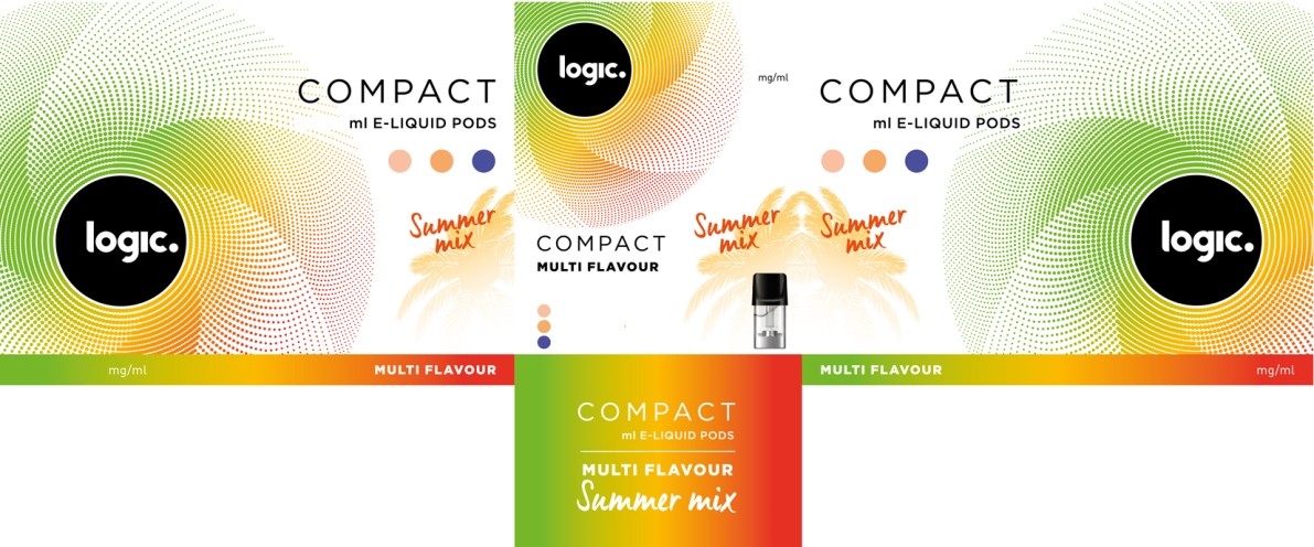 compact ml e-liquid pods