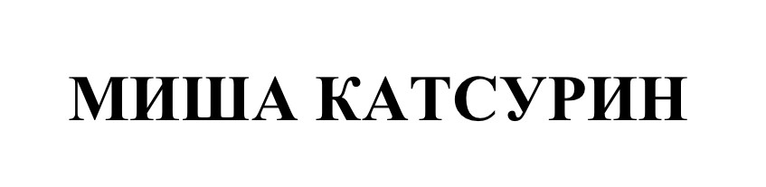 миша катсурин