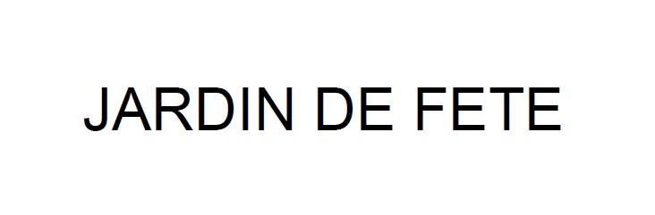 jardin de fete