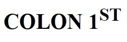 colon 1st