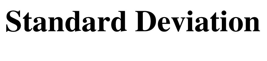 standard deviation