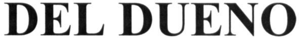 del dueno