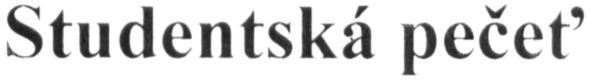 studentska pecet