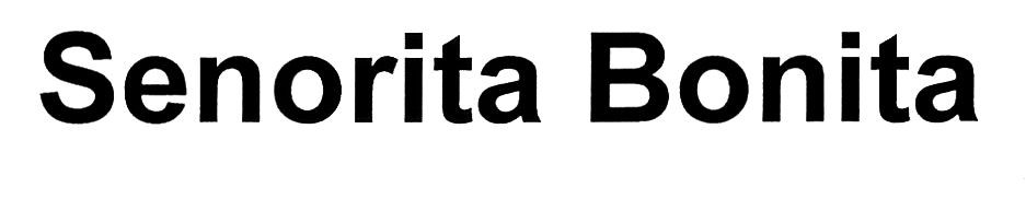 senorita bonita