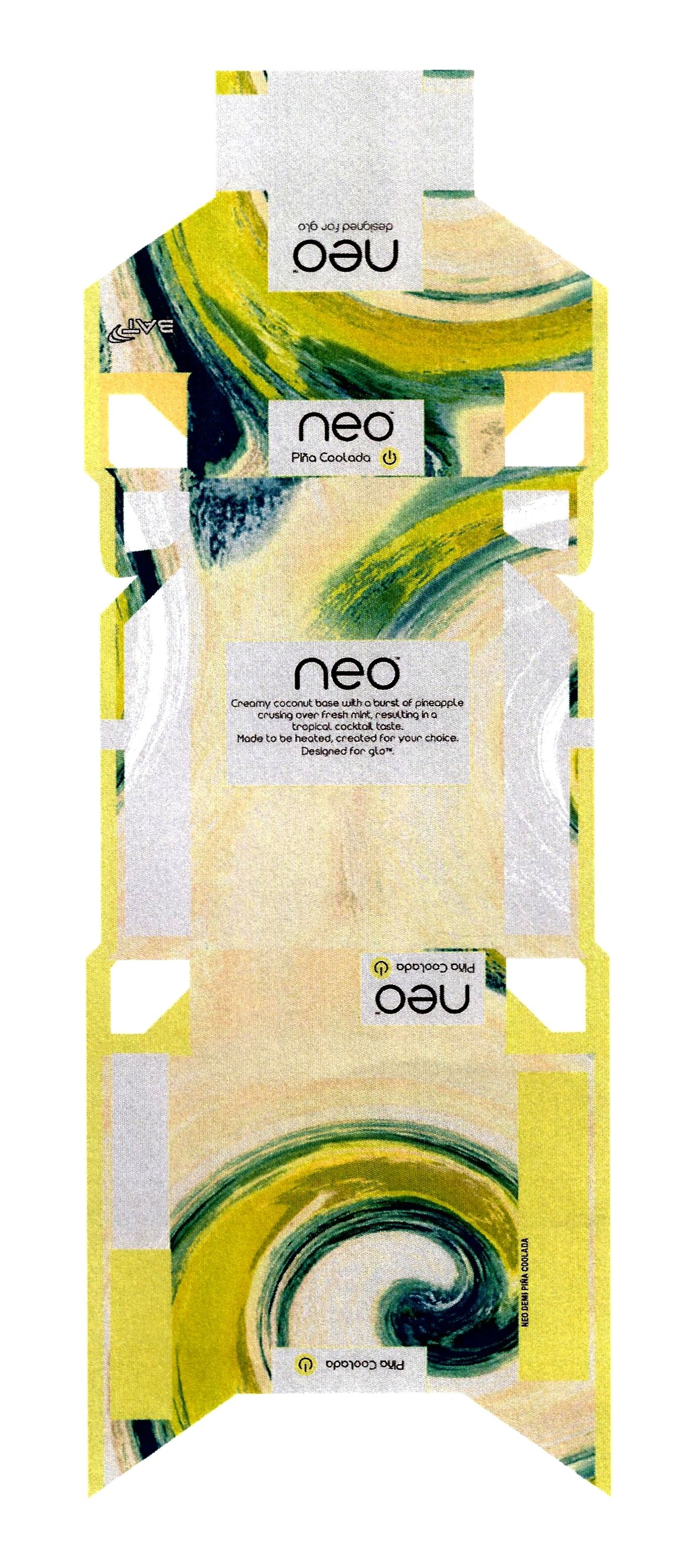 creamy coconut base with a burst of pineapple crusing over fresh mint, resulting in a tropical cocktail taste