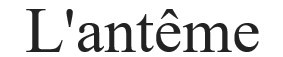l`anteme