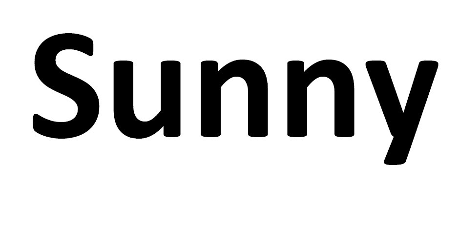 sunny