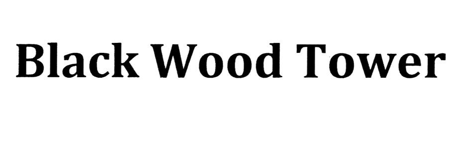 black wood tower