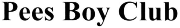 pees boy club