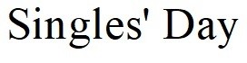 singles` day