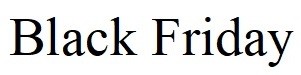 black friday