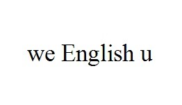 we english u