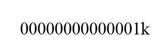 00000000000001k