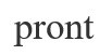 pront