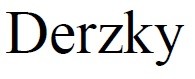 derzky