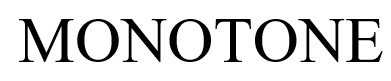 monotone