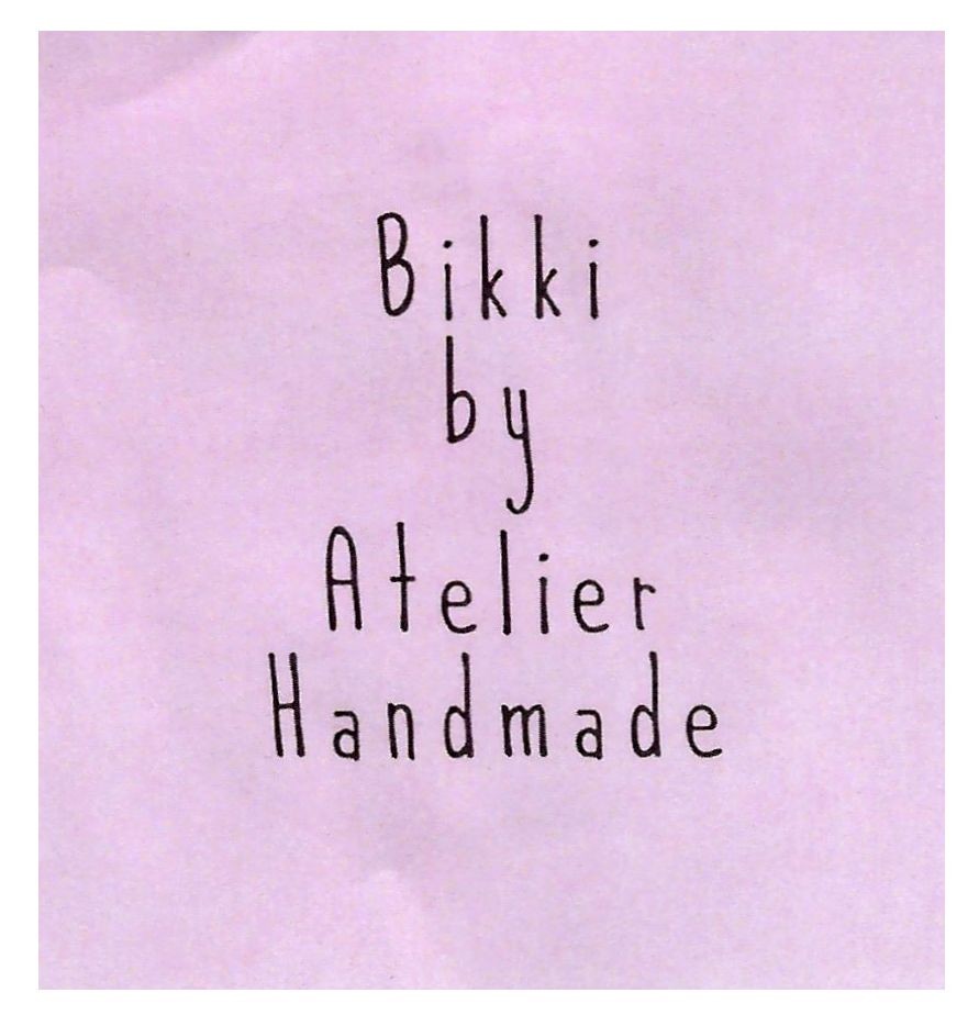 bikki by atelier handmade