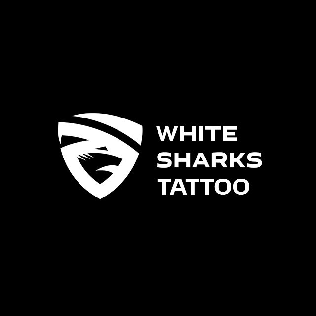 white sharks tattoo