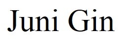 juni gin