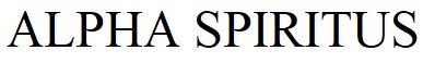 alpha spiritus