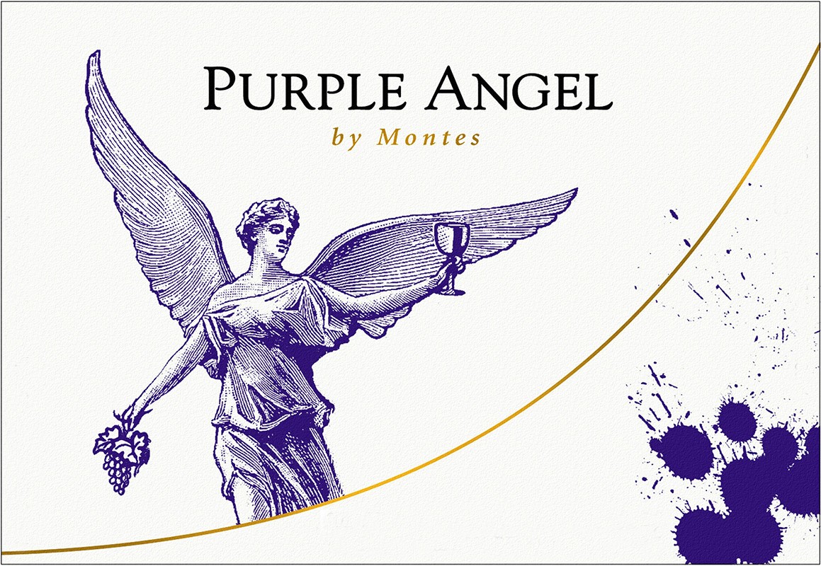 purple angel by montes