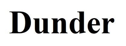 dunder