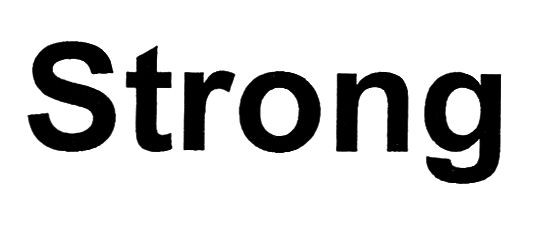 strong