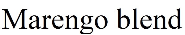 marengo blend