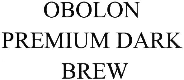 obolon premium dark brew