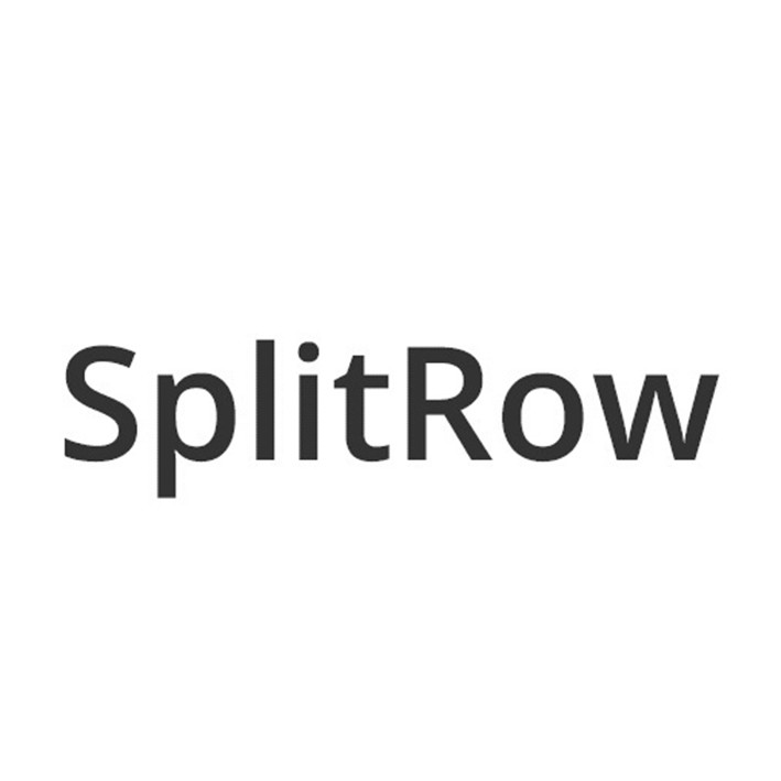 split row