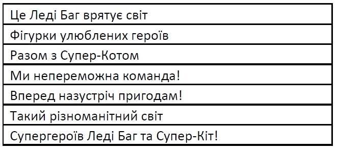 фігурки улюблених героїв
