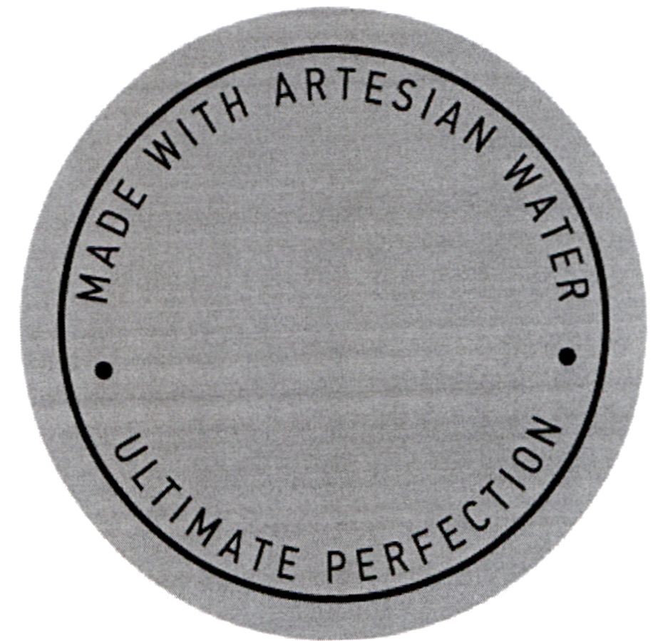 made with artesian water