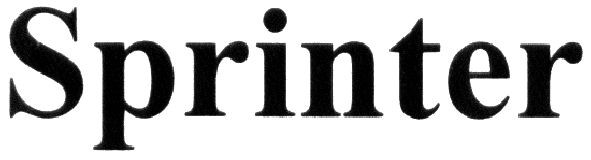 sprinter