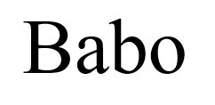 babo