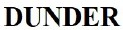 dunder