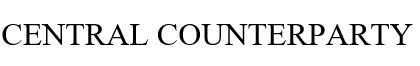 central counterparty