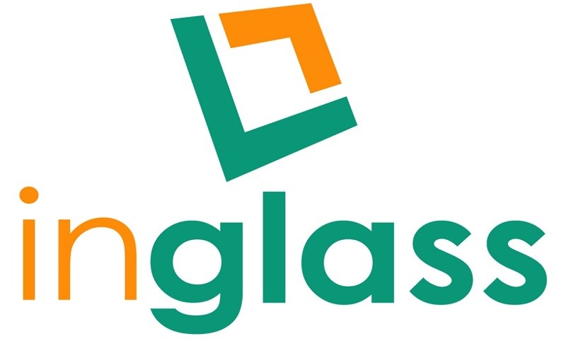 in glass
